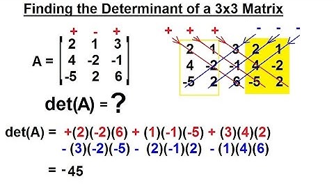 PreCalculus - Matrices & Matrix Applications (31 of 33) Find the Determinant of a 3x3 Matrix 2