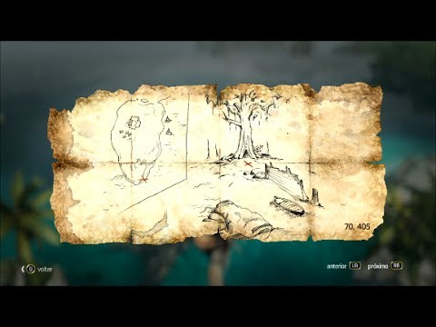 Assassins Creed Black Flag - Localização e Solução MAPA 992, 442 