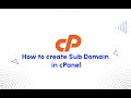 How to create Subdomain - Hostkicker