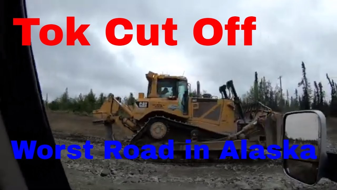 Tok cut off Tok Alaska to Glennallen Alaska, the worst road YouTube