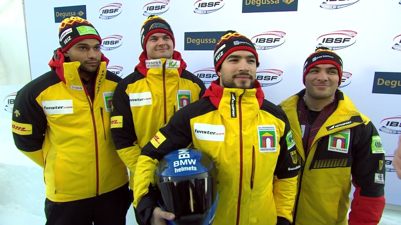 First 4 Men Bobsleigh win team Ammour 