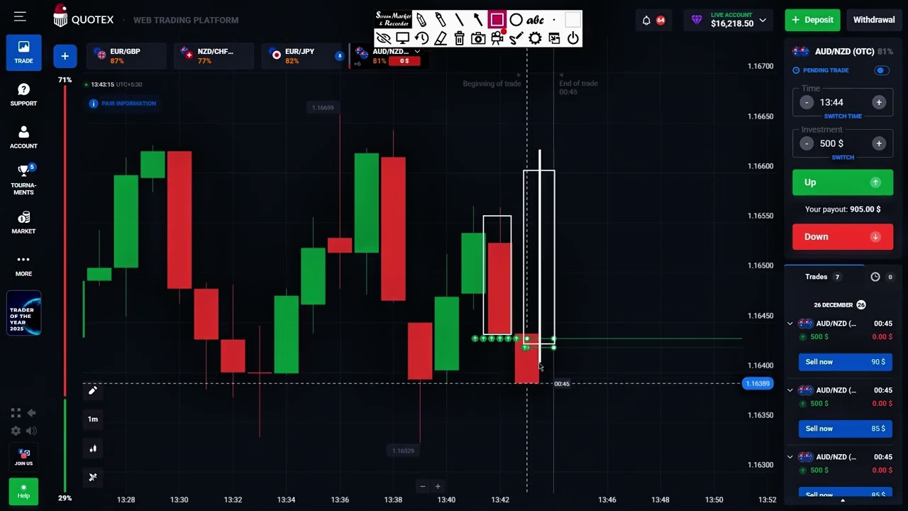 OTC Vs Real Market Algorithm ❤️‍🔥🤯 Quotex Trading Strategy| Binary Option Trading | Quotex Trading 