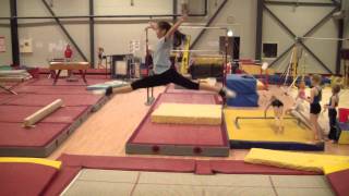 Mia Hærum trampoline - Desember training 2011
