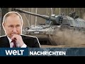 HEFTIGE KÄMPFE: Putin in Wut - Deutsche Panzerhaubitze 2000 an der Donbass-Front I WELT Nachtstream