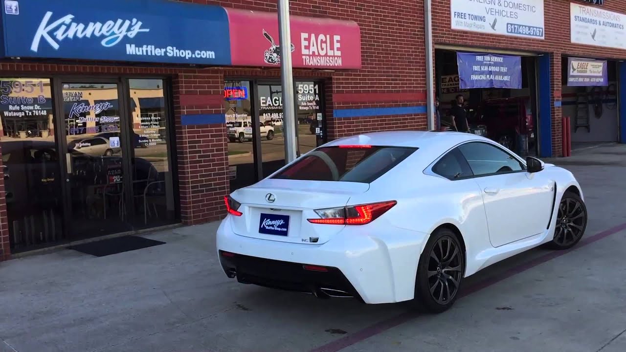 15 Lexus Rcf Street Demon Custom Exhaust By Kinney S Youtube