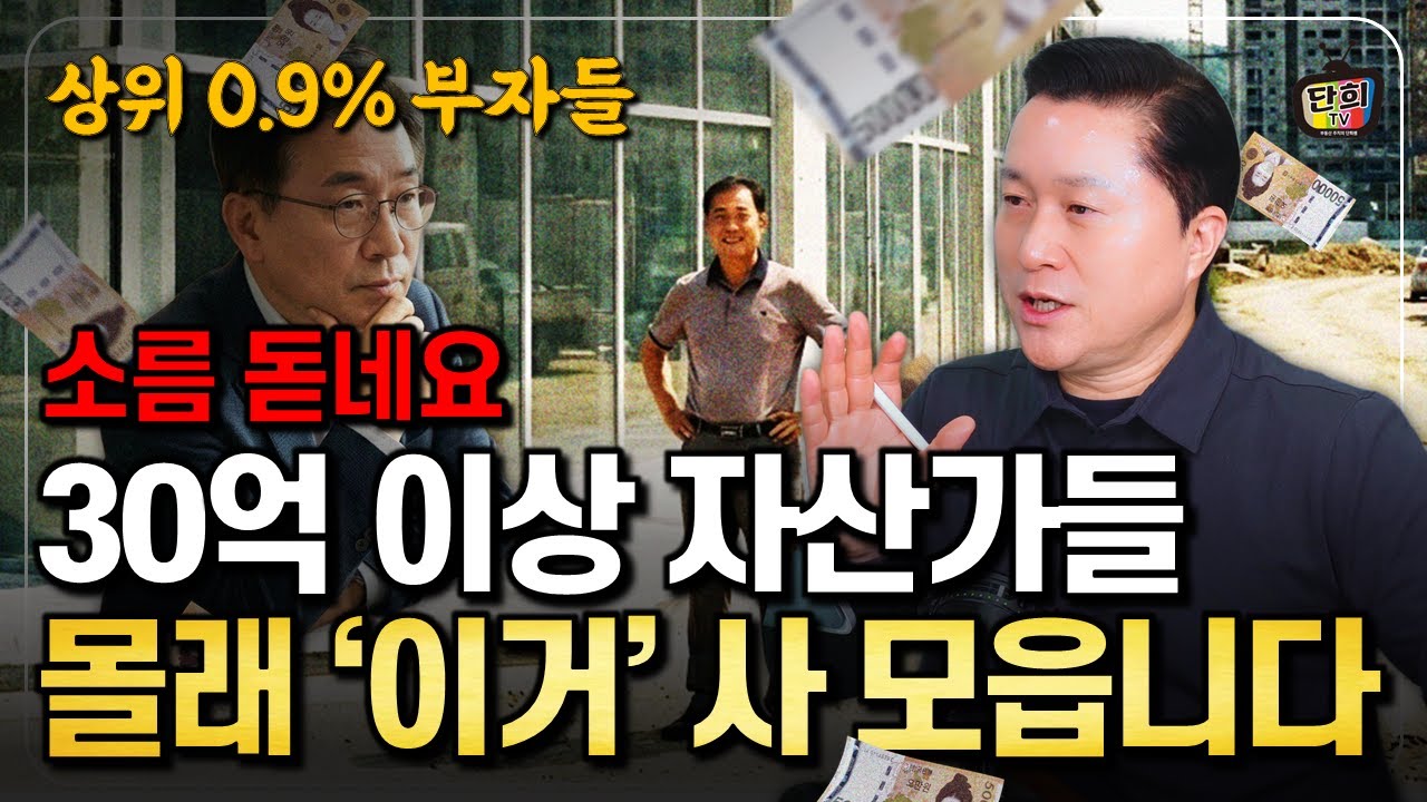 30억 자산가들이 부동산 줄이고 '이것'을 사모으고 있습니다. 소름돋는 상위 0.9% 자산가들의 선택  (단희쌤)