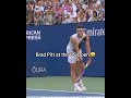 Brad Pitt at the US Open 🤩