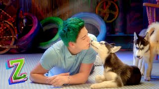 Milo Manheim Shares Z2 Secrets | Puppy Q&A Challenge Part 2  | ZOMBIES 2 | Disney Channel