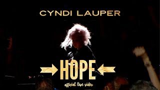 Cyndi Lauper - Hope Live (Official Video)