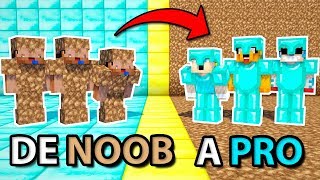 DE NOOB A PRO 😂 MINECRAFT