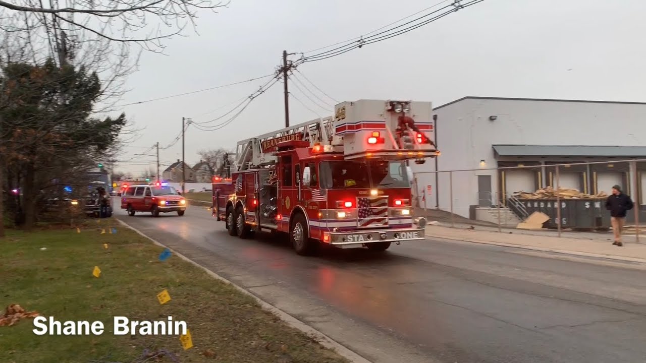 Keansburg Fire Department Tower 46 (21190) And Fire Police 95 (212