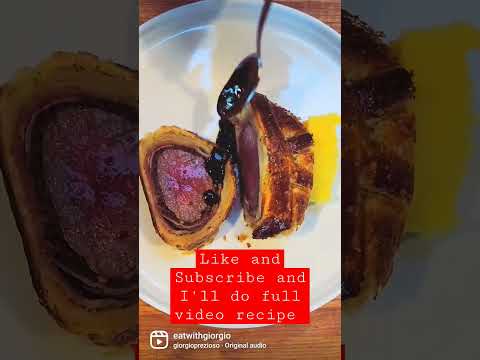 Venison Wellington with