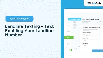 Landline Texting: Text Enabling Your Landline Number | DialMyCalls Tutorial