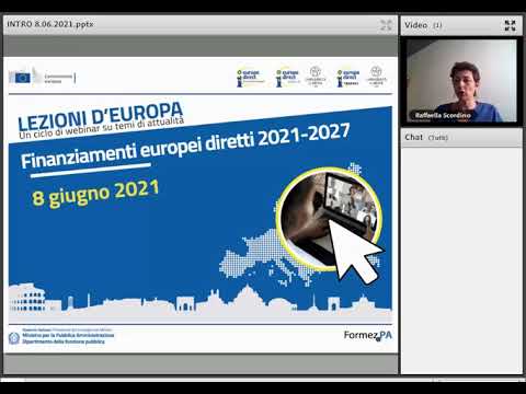 Lezioni d'Europa: finanziamenti europei diretti 2021-2027