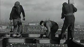 1938-1939: Amsterdam krijgt een tweede wolkenkrabber in Zuid: het Apollo House - oude filmbeelden