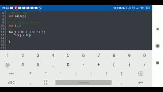 Membuat Program Sederhana Dengan Struktur Perulangan Nested For