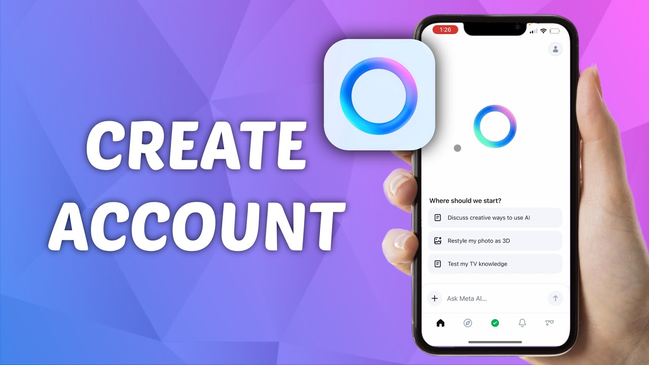 Как создать учетную запись в Meta AI