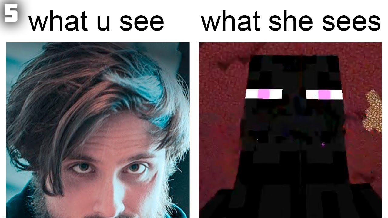Eye contact with Enderman