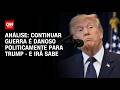 Irã sabe que CONTINUAR GUERRA é prejudicial politicamente para TRUMP; veja análise