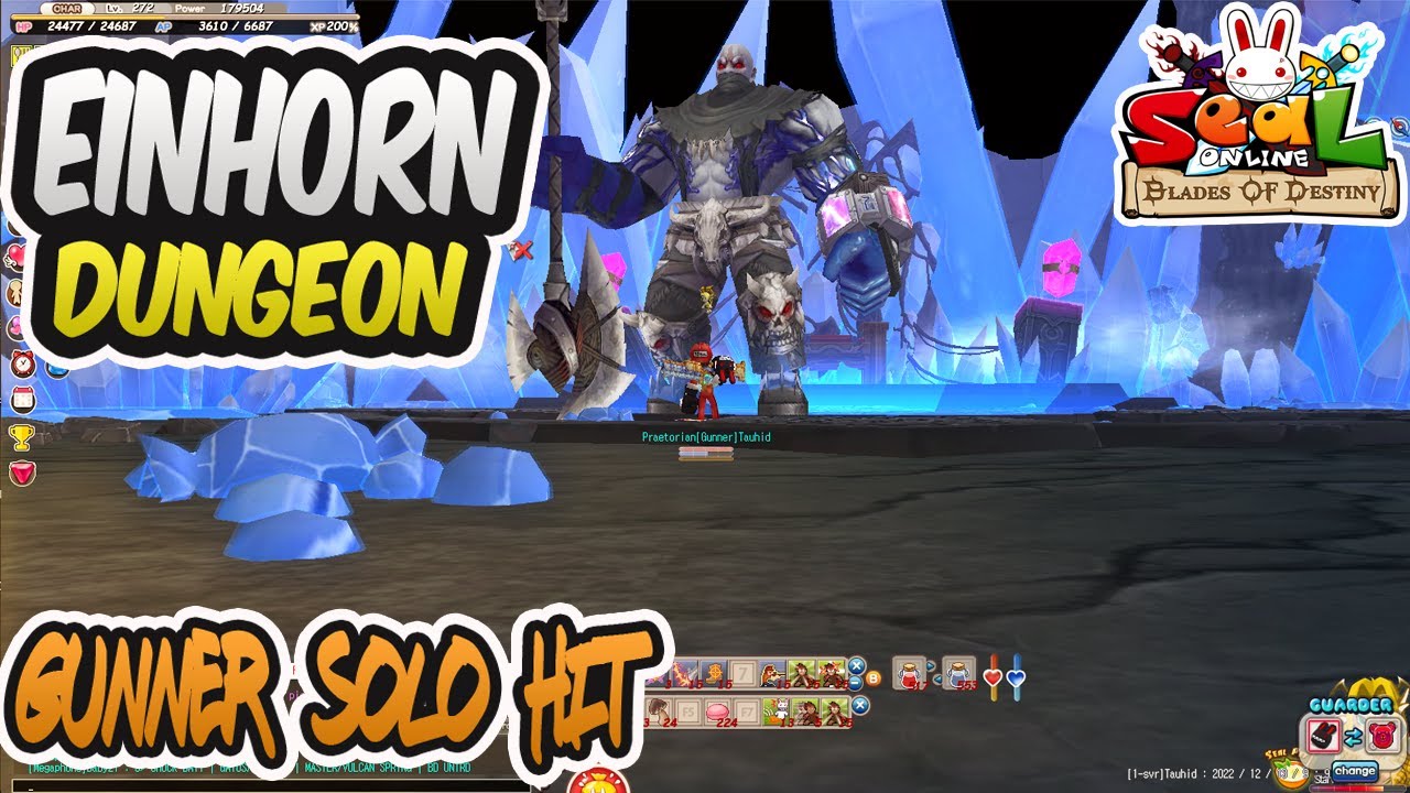 Gunner Solo Einhorn Dungeon | Seal Online Blades Of Destiny