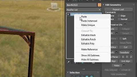 How to keep instance when convert object to editable poly in 3Ds Max