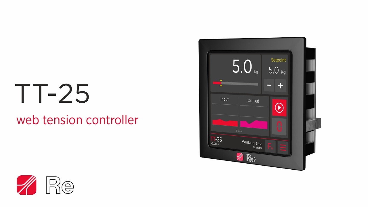 Re SpA - TT-25 web tension controller