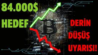 BİTCOİN: YA 84.000$ YA DA DERİN DÜŞÜŞ! (Kritik Saatler)