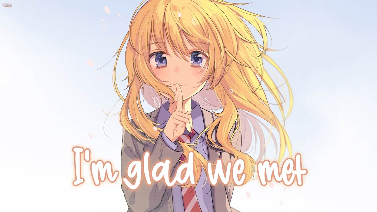 Nightcore - I'm Glad We Met (Avery Lynch) - (Lyrics) - YouTube