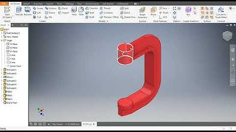 C CLAMP in Autodesk Inventor || Autodesk Inventor Assembly Tutorial || Cad tutorials || 3d Drawings