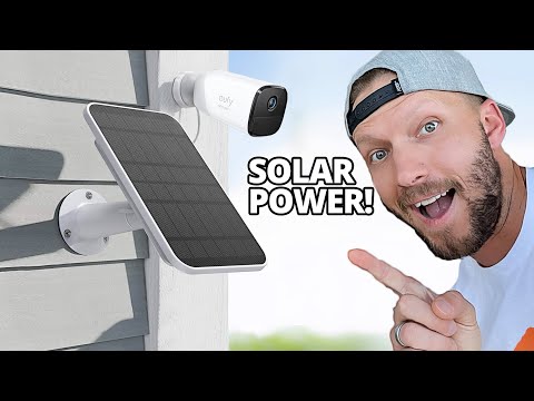 solar power for your homekit cameras eufycam solar panel battery life update