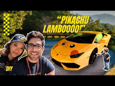 Lamborghini Huracan to Pikachu Transformation DIY
