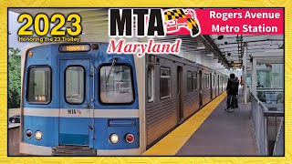 Maryland MTA Buses and Trains Rogers Avenue Metro Station - MTA Maryland 2023