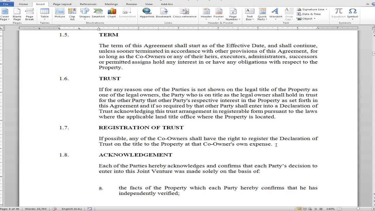 Joint Venture Agreement 6
