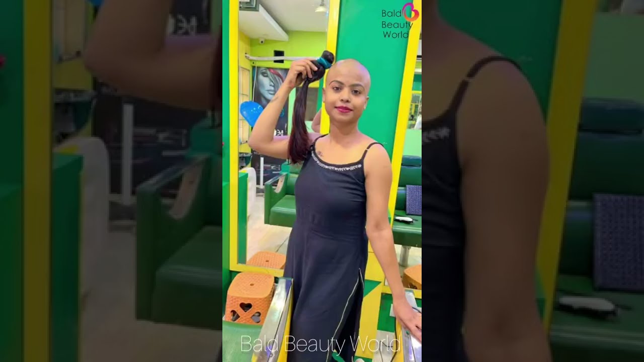 Indian Girl Headshave || Hair Donation