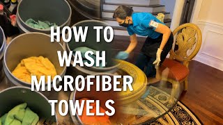 How to Wash Microfiber Towels and Cloths the Way that Professional Cleaners Do