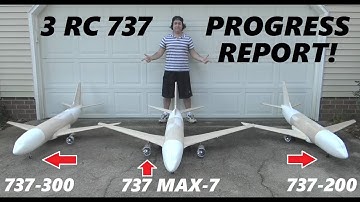 3 737 Max RC Airplane Airliner Progress Report! [4K]