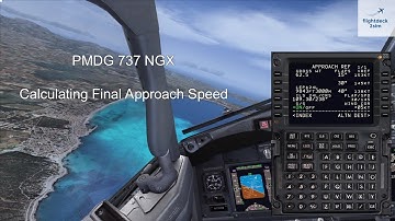 PMDG 737 | How to calculate your final approach speed | Real 737 Pilot