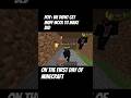 We didnt gat inuff wool to make bed in first day of Minecraft #MINECRAFT