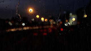 Rain on Window and Bokeh Blur | Free Animation Loop Background