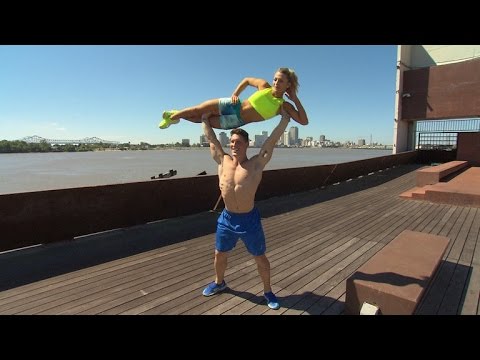 Planet Fitness New Orleans - How This Extremely Fit Couple Workout Using The Outdoors Instead Of The Gym