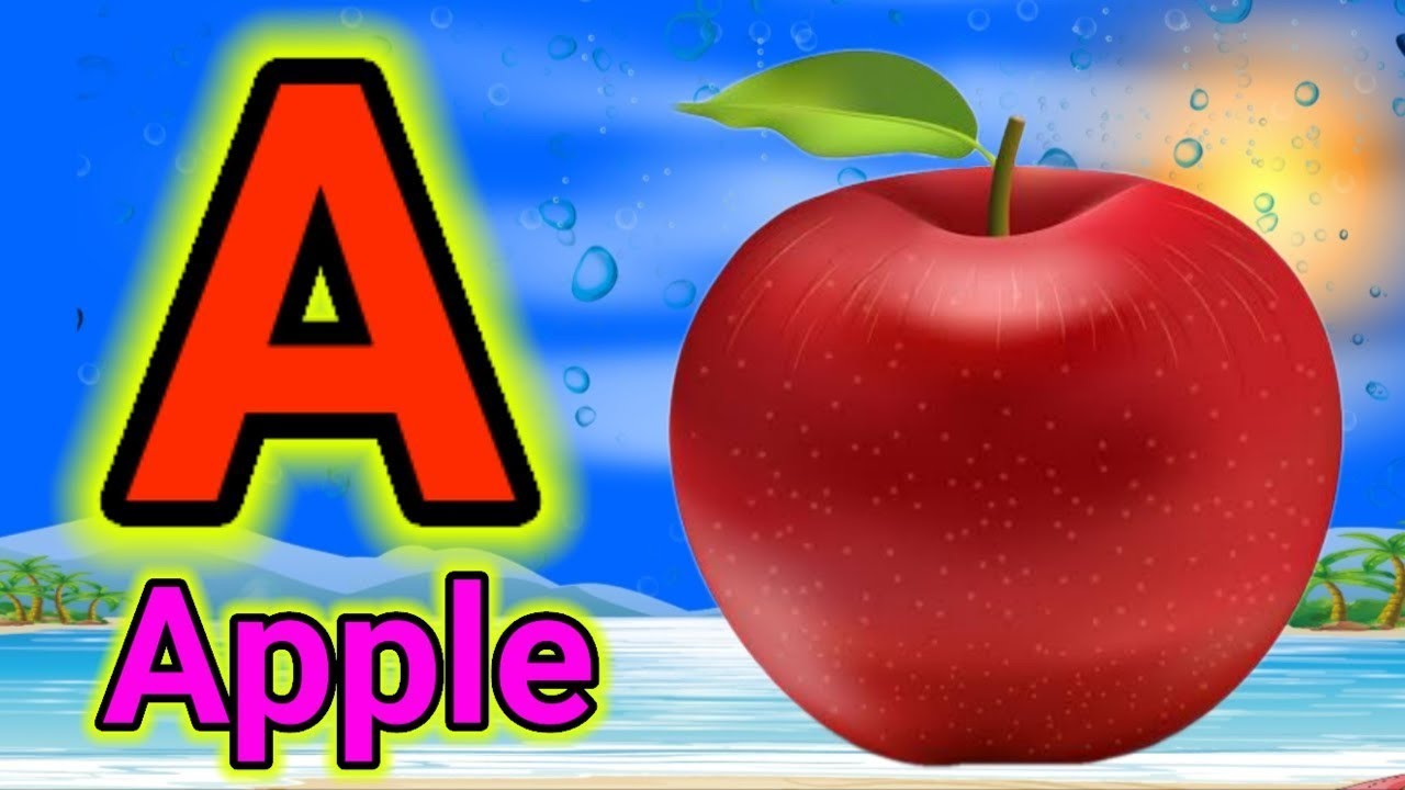 ABC SONGS | A For Apple and more sing Along Kids Songs, phonics songs ...