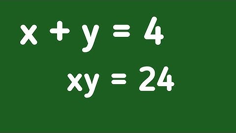 Japanese | Nice Math Olympiad Algebra Problem | How to solve for X and Y ?