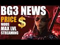 Baldur's Gate 3 News (Price, Max Level, Mods, Language, Streaming..)