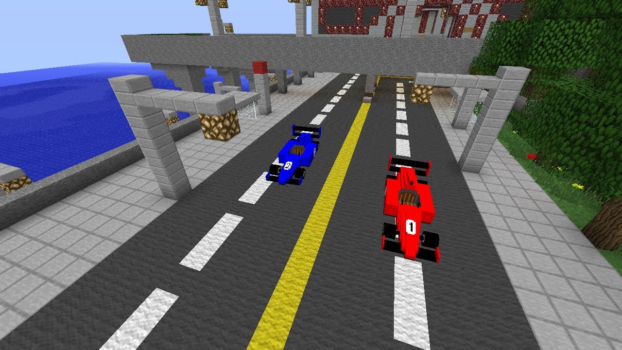 гонки майнкрафт #2