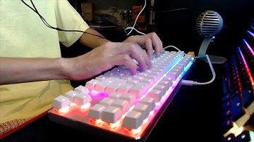 GMMK White Ice TKL Sound Test