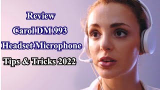 carol dm 993 headset microphone review price unboxing  test – usb amazone – tips & tricks - nawagai