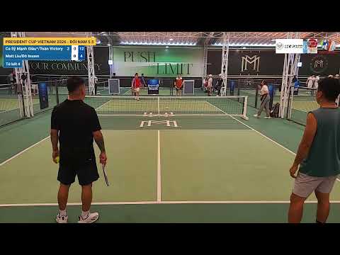 LIVE | PRESIDENT CUP VIETNAM 2026 - MEN'S DOUBLES 5.5 | V1-B4