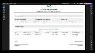Micro Finance Management System – Part 4 | Persoanl saving account