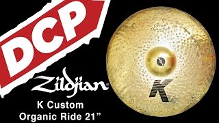 Zildjian 21" K Custom Organic Ride Cymbal | Reverb