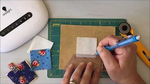 Hand Piecing Basics: Marking Stitching Lines
